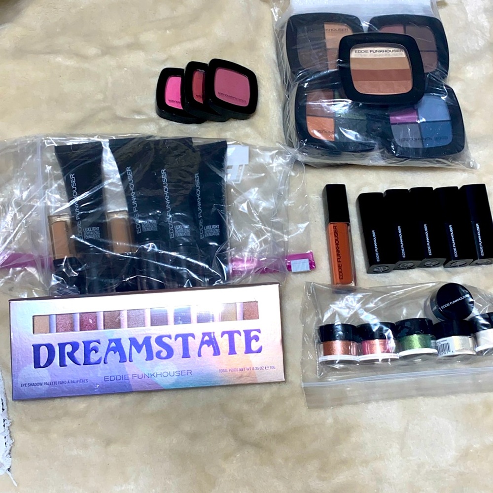 EDDIE FUNKHOUSER COSMETICS LOT! Brand new! If you are interested in all or piece
